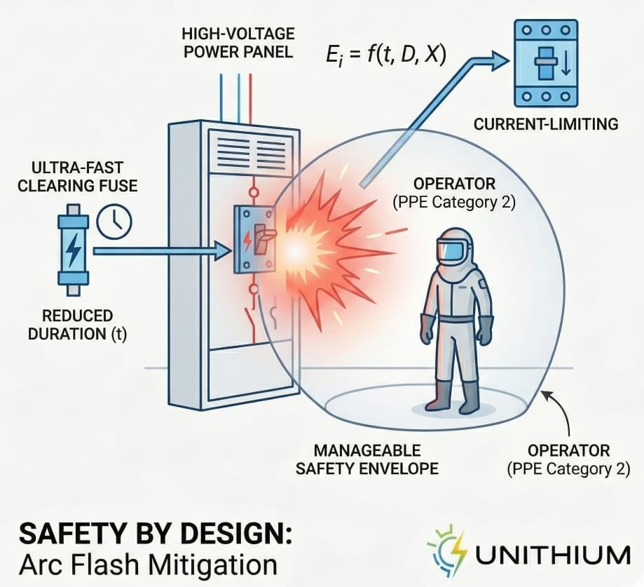 Engineer performing a Risk Assessment on a power station unit using PPE