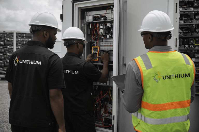 Unithium Energy Systems engineering installation